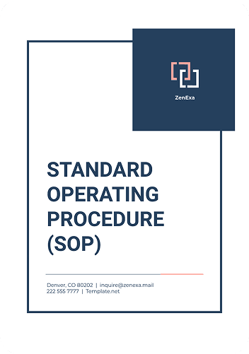 Restaurant Operations SOP Bundle